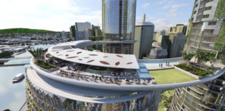 Artist's impression of Queens Wharf Skydeck