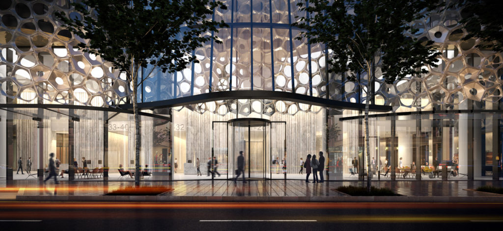 Artist's impression of office tower lobby. Image: supplied