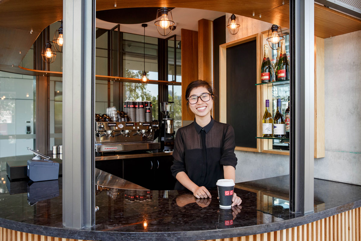 GG Espresso's Manager Ashleigh Nguyen . Photo Supplied.