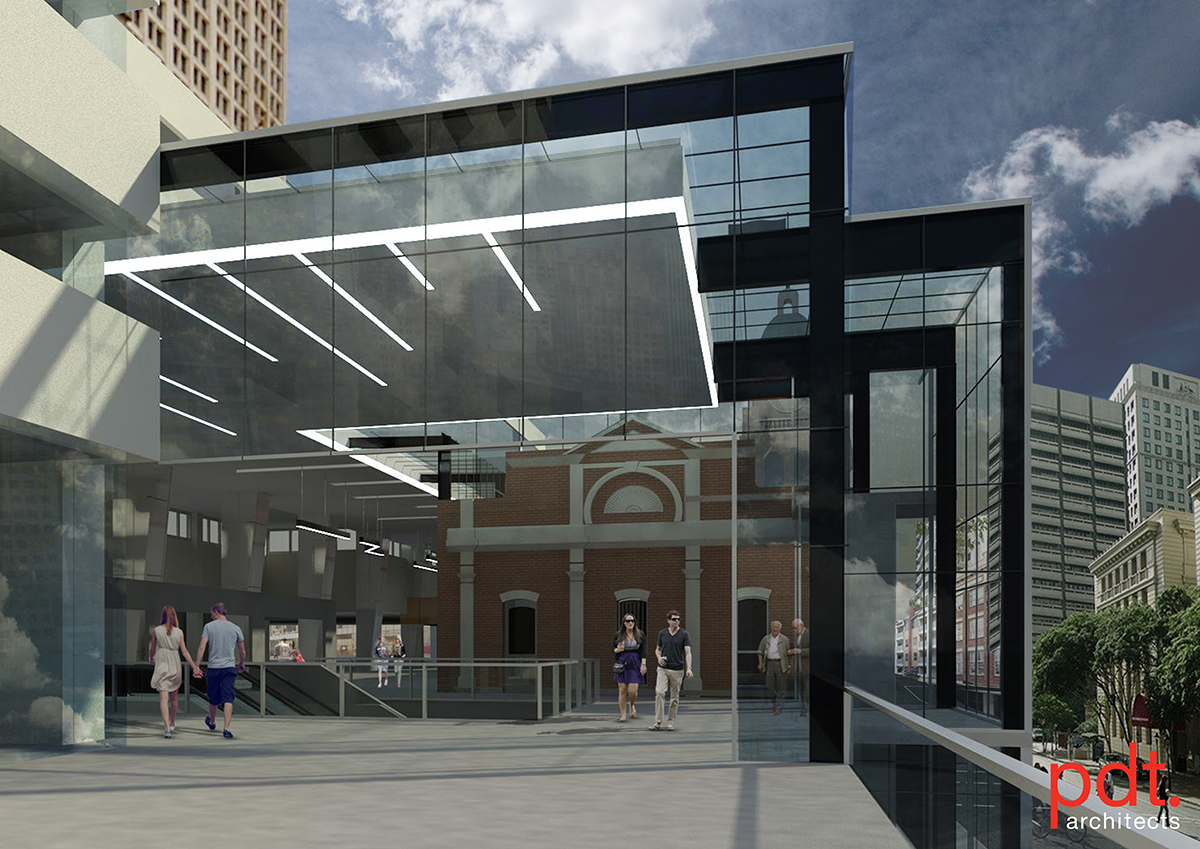 Artists impression of Central Station Upgrade. Source: PDT Architects 