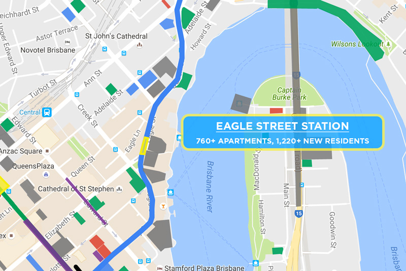 Queens Wharf Brisbane Map Queen's Wharf Precinct - Brisbanedevelopment.com