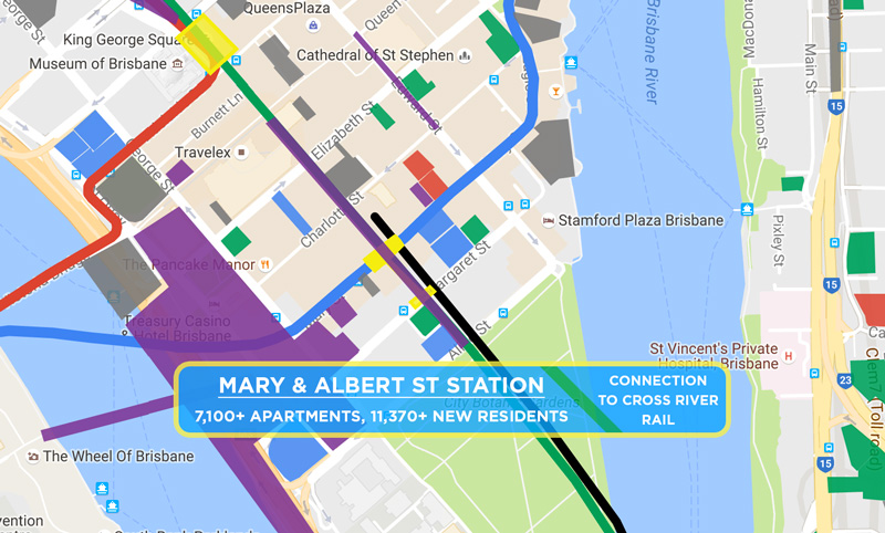 Queens Wharf Brisbane Map Queen's Wharf Precinct - Brisbanedevelopment.com