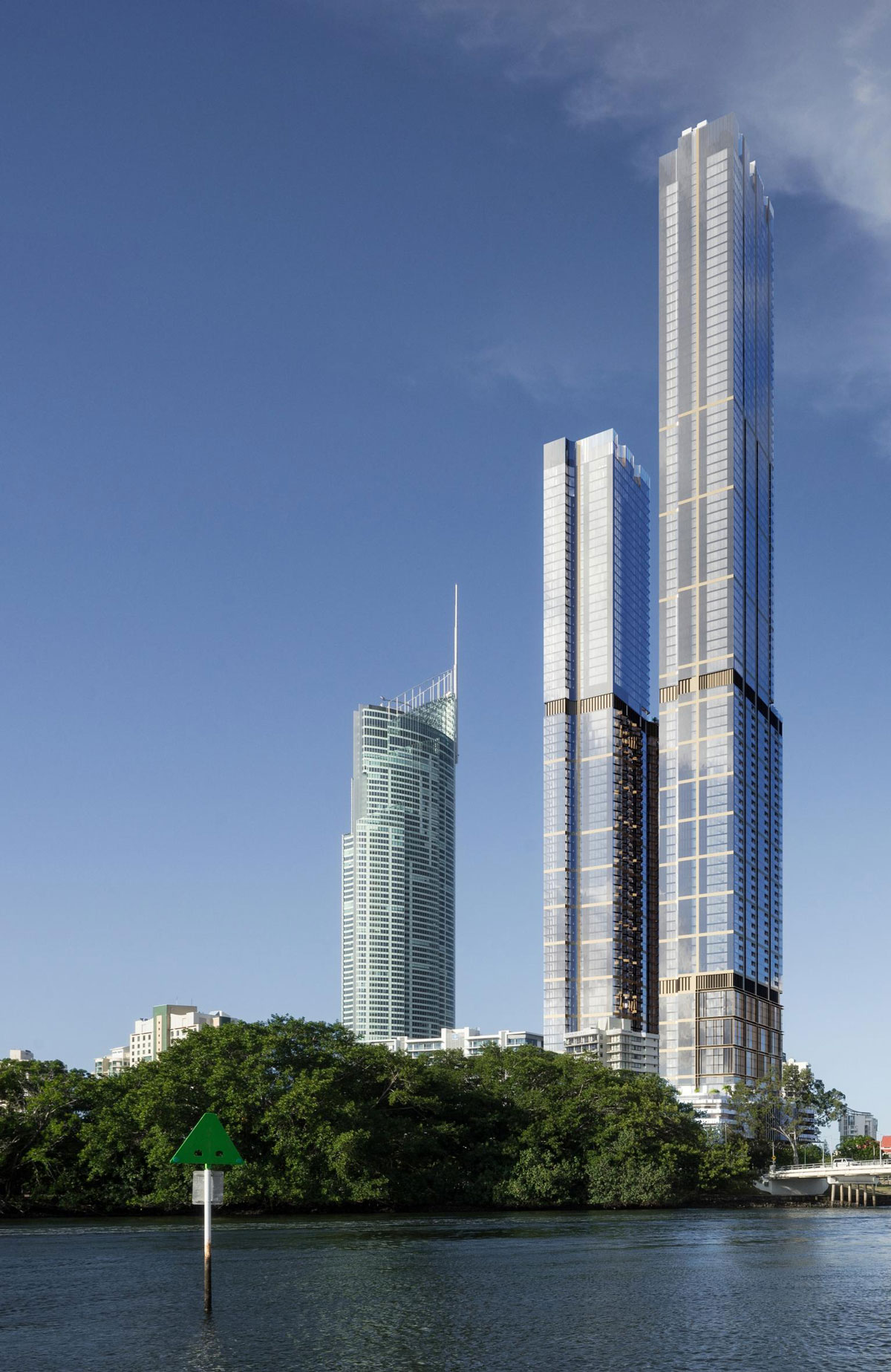 Artist's impression of proposed Orion Towers