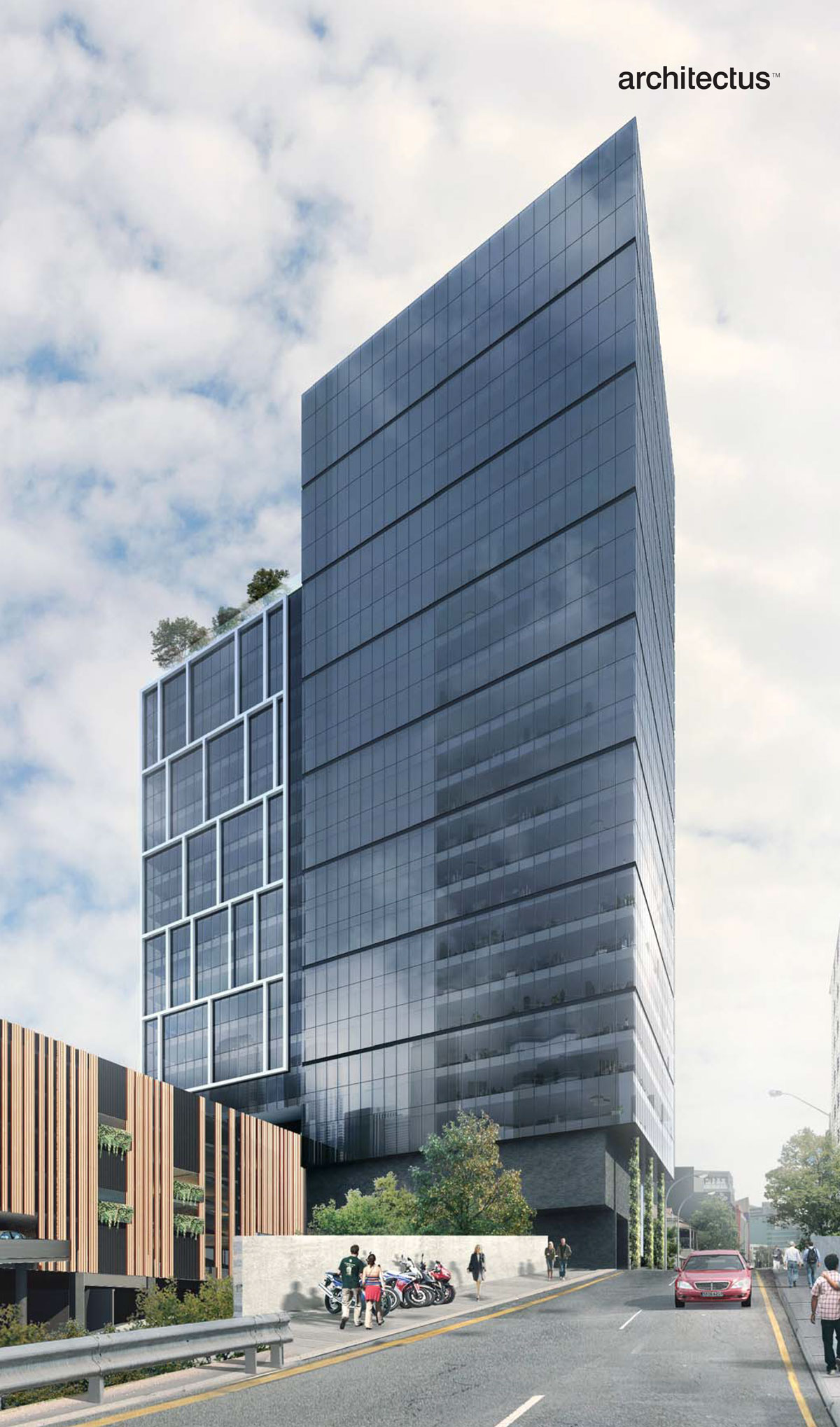 Artist's impression of commercial tower
