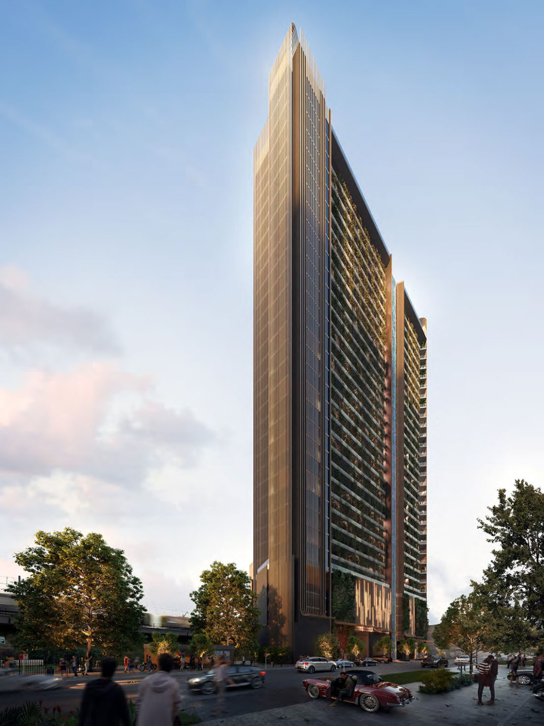 Aria Unveils Incredible Waterfall Inspired Tower for South Brisbane ...