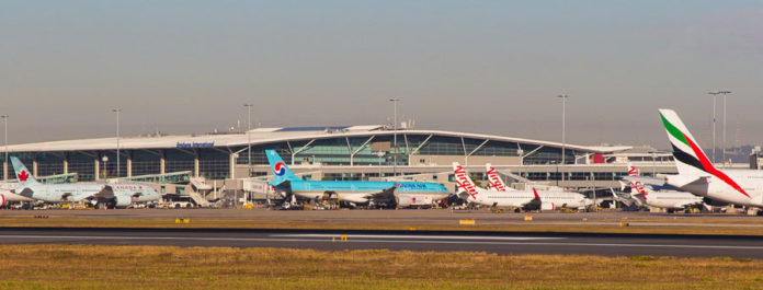 Tails at Brisbane International Terminal