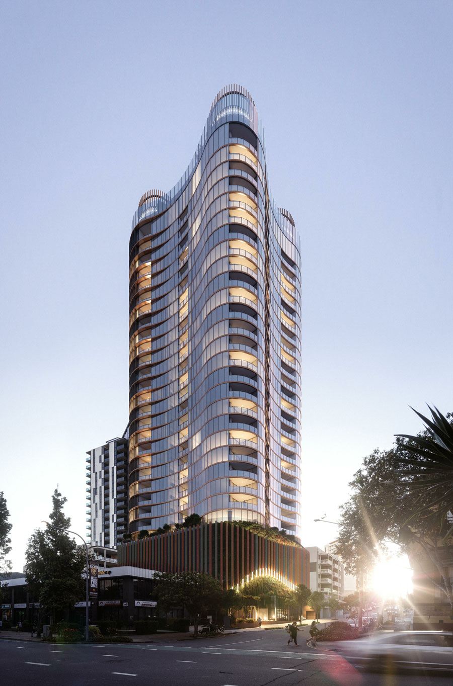 Artist's impression of Aria's proposed The Standard in South Brisbane