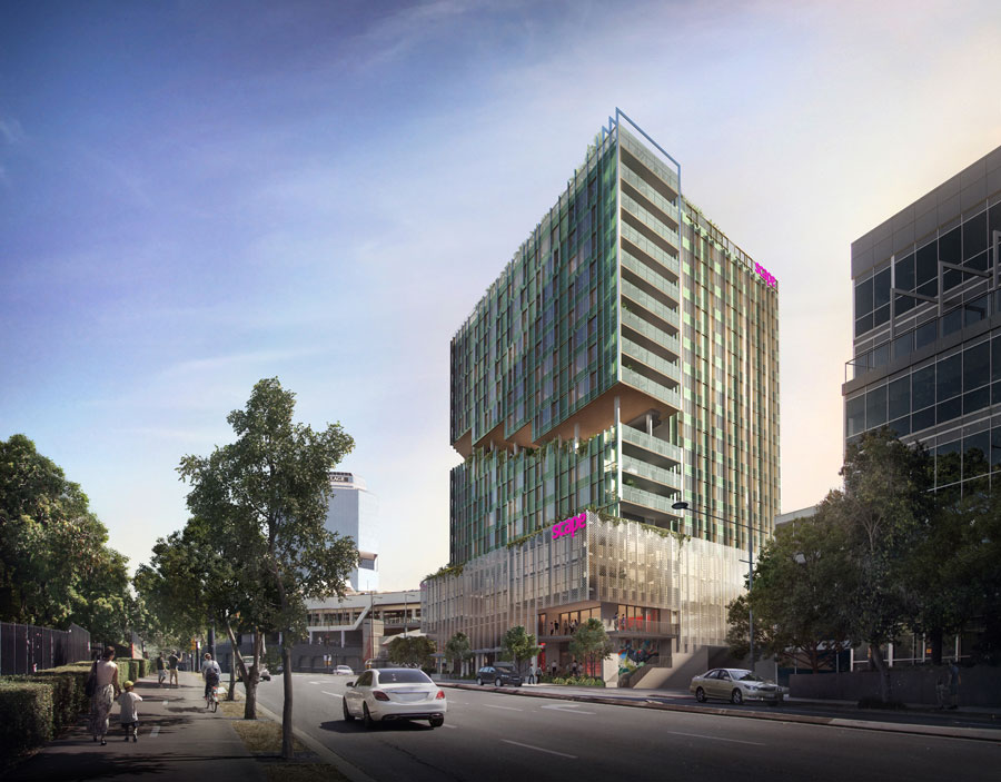 Scape's newest student accommodation development at Toowong.