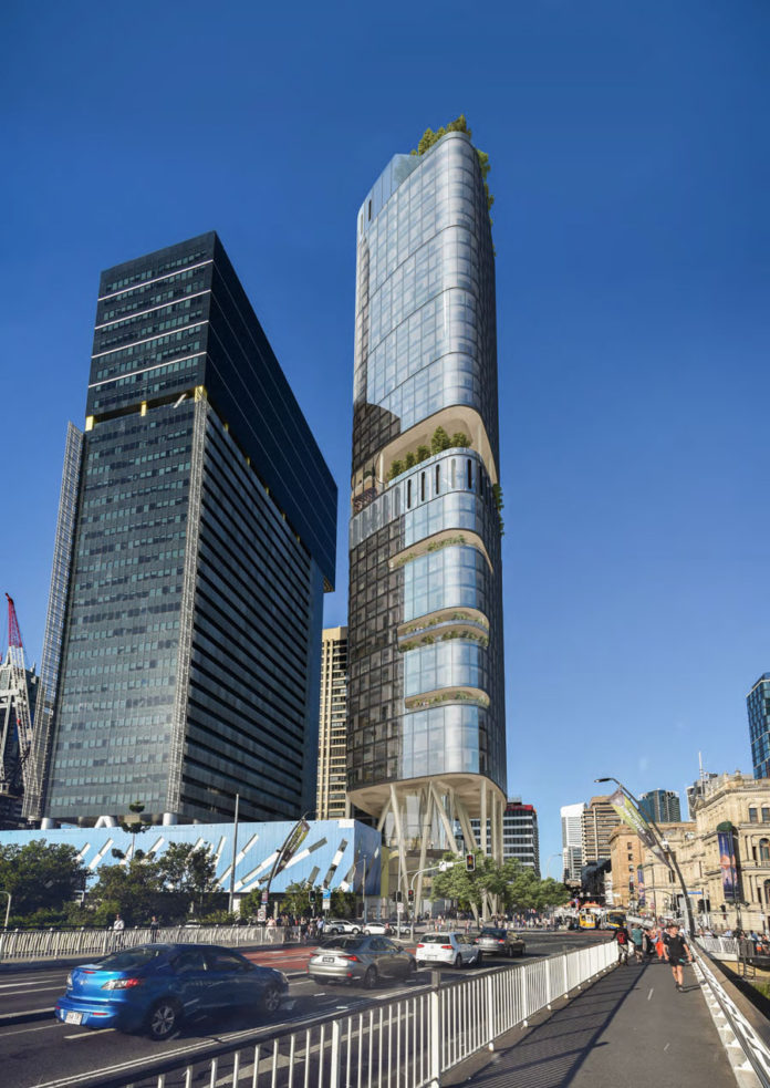 Artist's impression of Brisbane Square Tower 2
