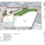 Ground level landscaping plan of 2 Oxford Street, Bulimba