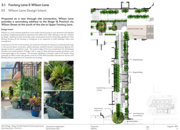 Wilson Lane design intent