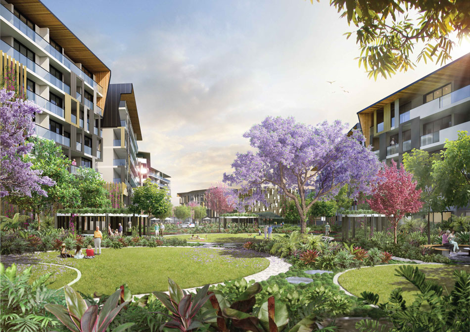 Artist's impression of Lendlease's integrated retirement precinct at Ascot