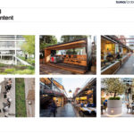 Architect's design intent for laneway and ground plane areas