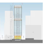 Proposed elevation of QIC's proposed 62 Mary Street