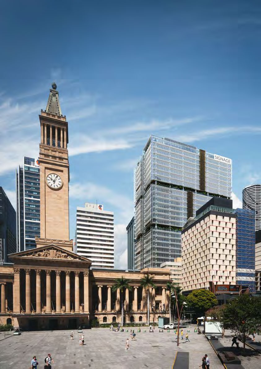 Artist's impression of 80 Ann Street from King George Square