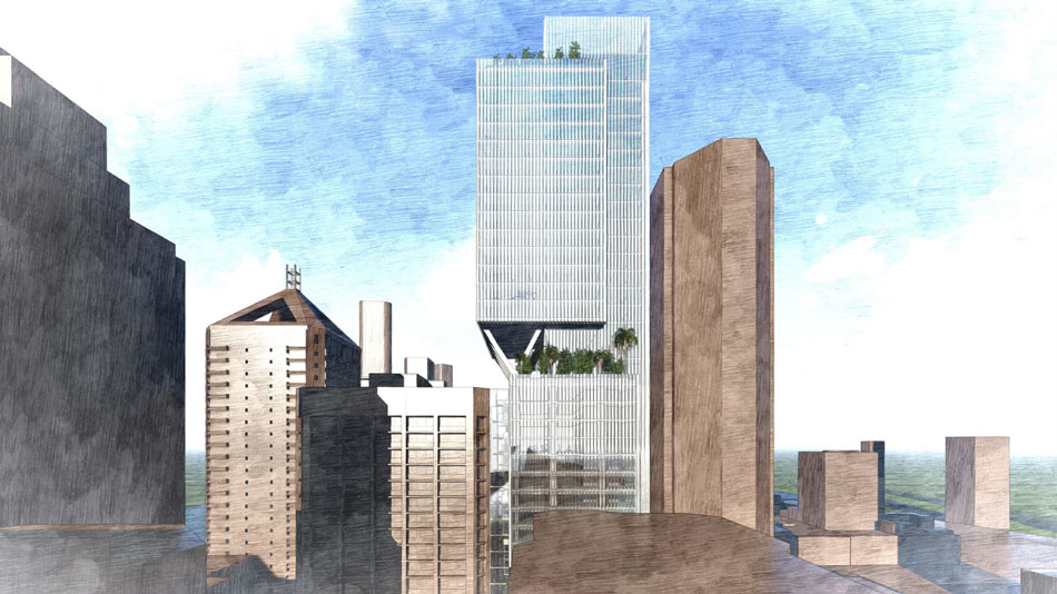 Artist's impression of QIC's proposed 62 Mary Street