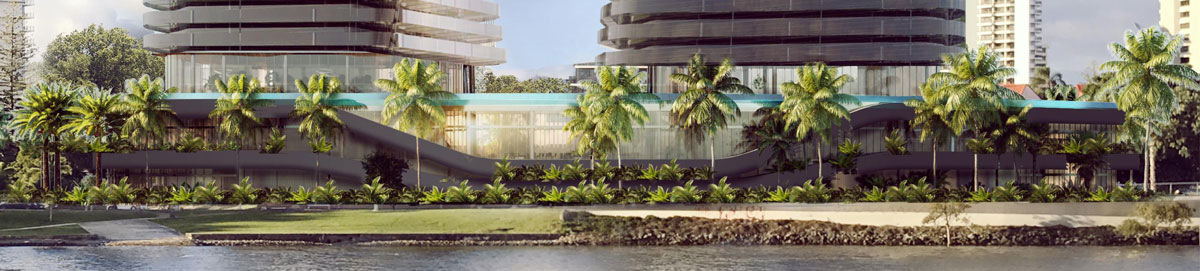 Artist's impression of River Terrace development in Surfers Paradise