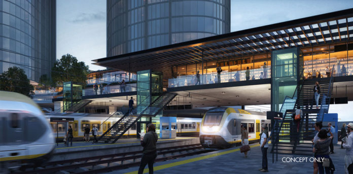 Artist's impression of proposed Albion Station Redevelopment