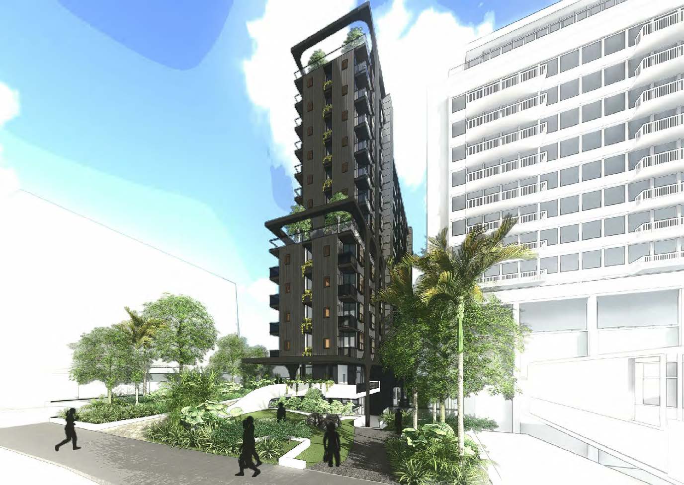 Artist's impression of proposed Boundary Street student accommodation