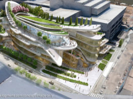 Concept impression of how the new QPAC theatre at the Cultural Centre could look like