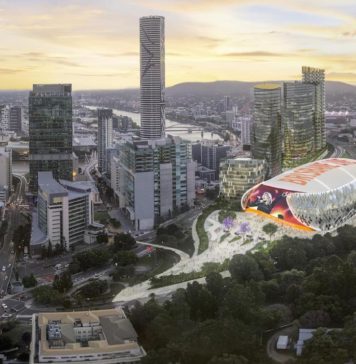 Updated rendering of Brisbane Live complex. Image: Supplied (June 2018)