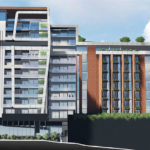 Artist's impression of 195 Lutwyche Road residential care and retirement living development - south aspect