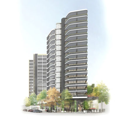 Proposed external facade of stage 2 at West Village