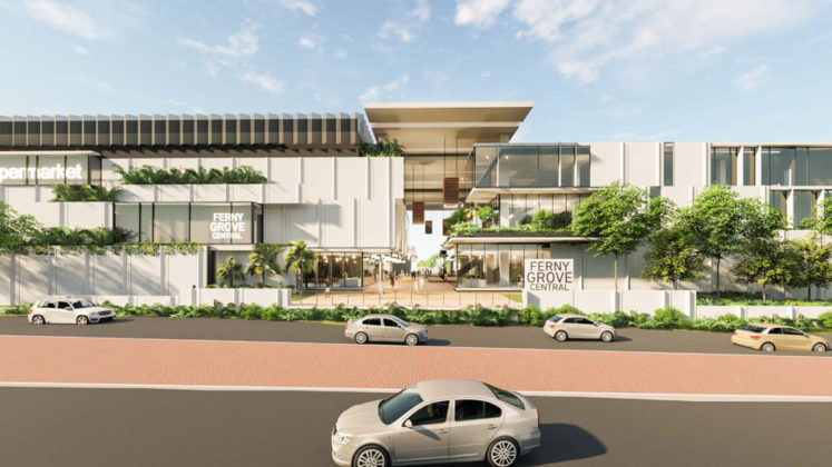 Artist's impression of the proposed Ferny Grove Central