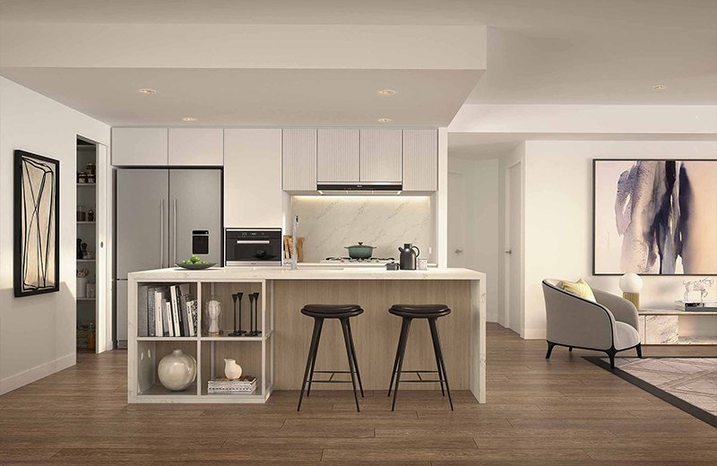 Residential apartment kitchen of 'The One Residences'