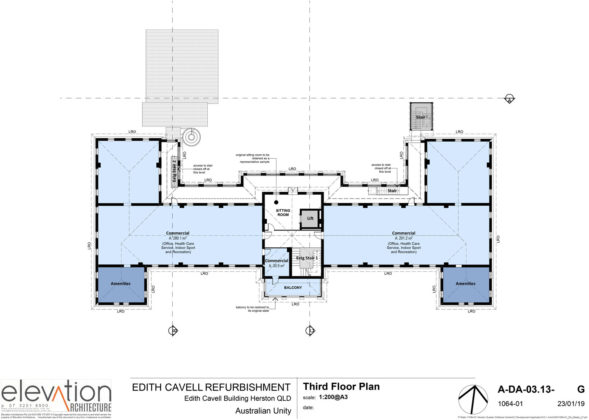 Proposed third level of Edith Cavell Building