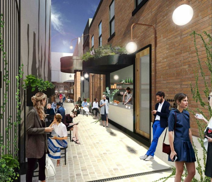 Artist's impression of Aria's proposed Ulster Lane redevelopment