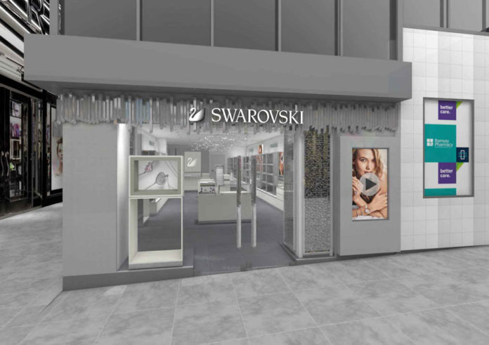 Artist's impression of new Swarovski CBD store