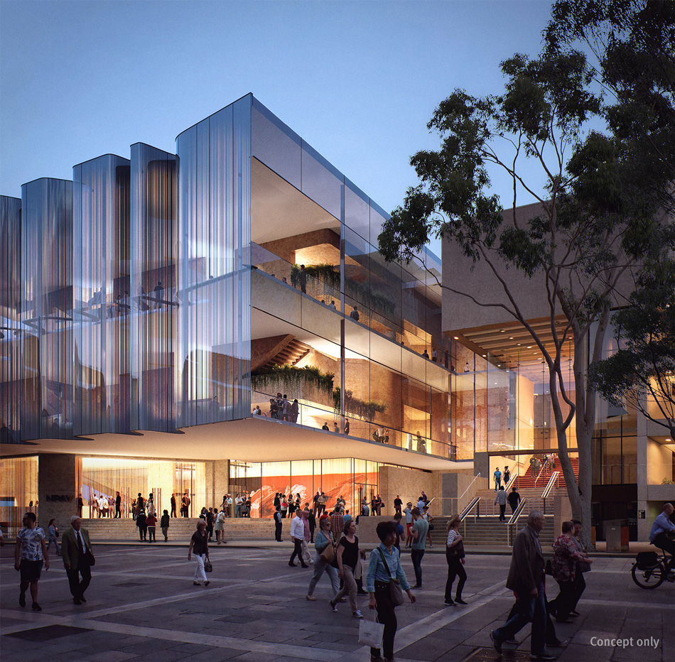 Artist's impression of the new Queensland performing arts venue
