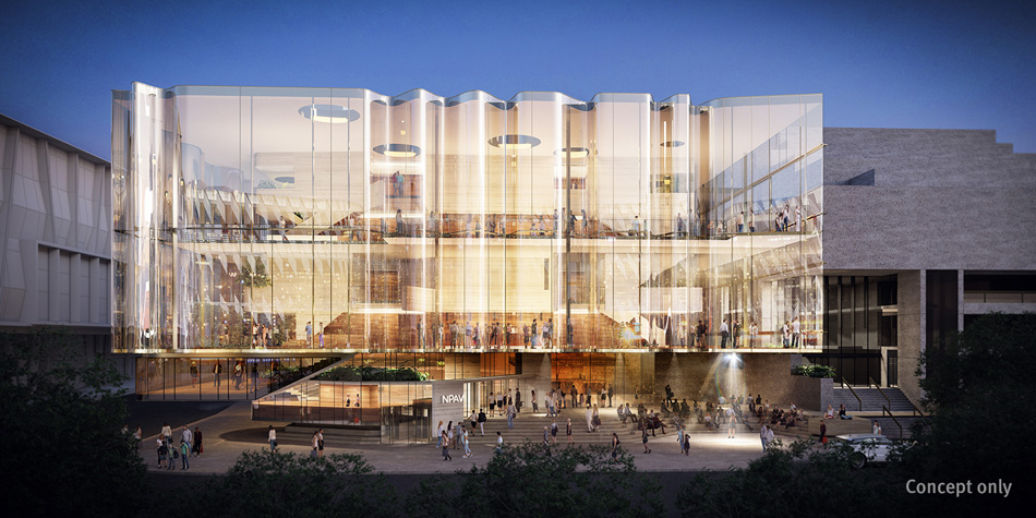 Artist's impression of the new Queensland performing arts venue