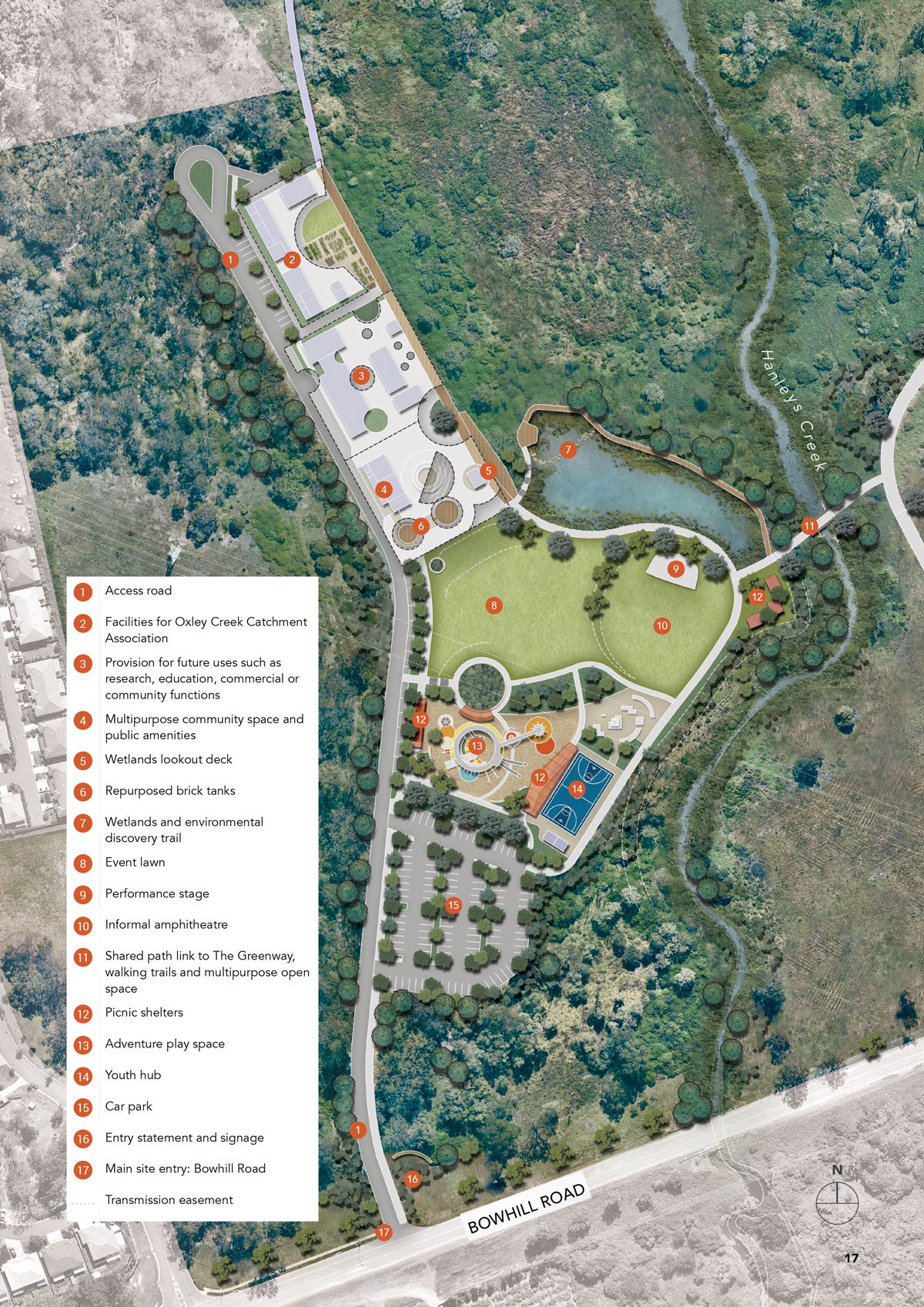 Archerfield Park - part of the Archerfield Wetlands section of Oxley Creek Transformation