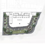 Rooftop riverview lounge - landscaping plan