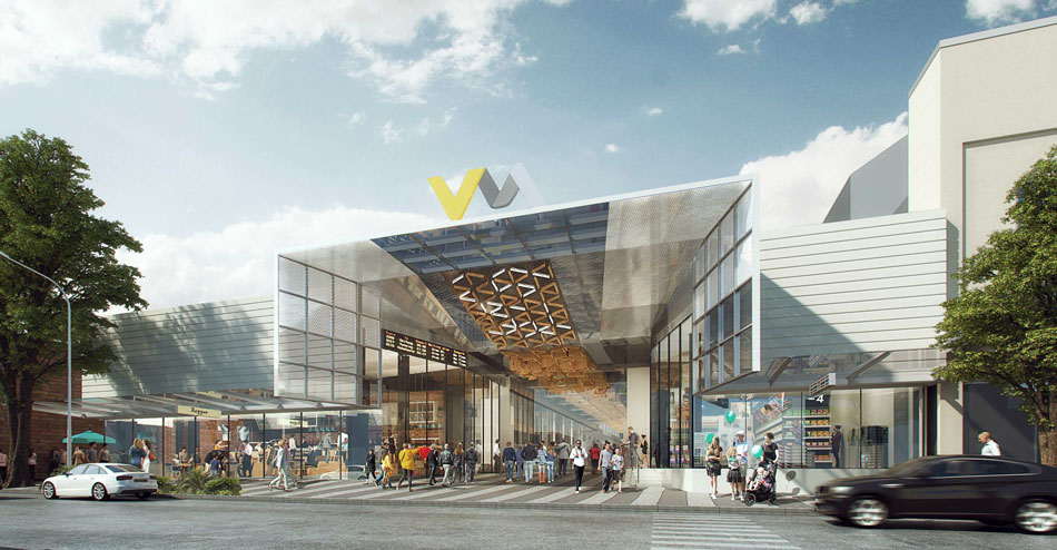 Artist's impression of approved Valley Metro retail centre