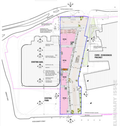 Proposed ground floor plans