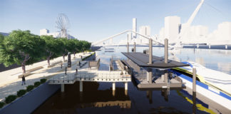 Artist's impression of new South Bank Ferry Terminal