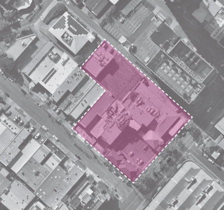 Site plan of 426 - 442 St Pauls Tce