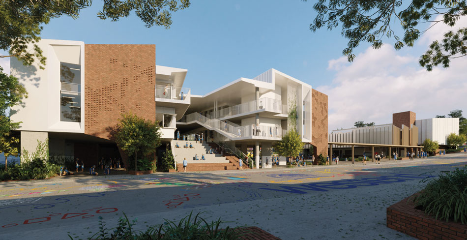 Artist's impression of West End State School Expansion (WESSEX)