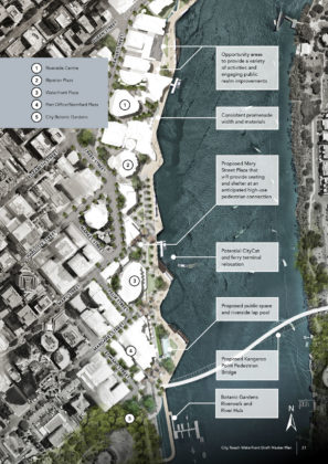 Map of the Port Office section of the draft City Reach Masterplan