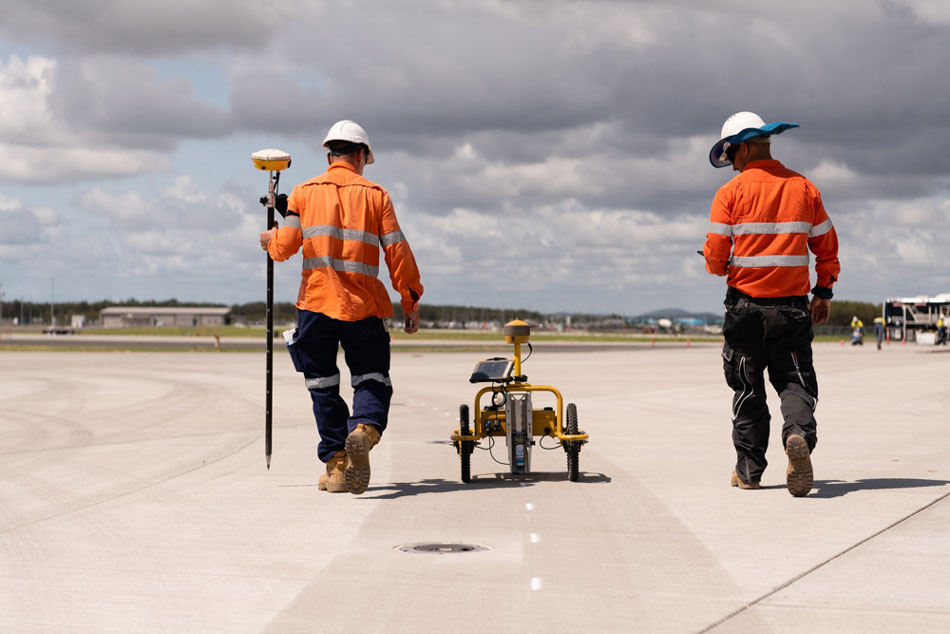 Image of Brisbane Airport's new runway. Source: BAC