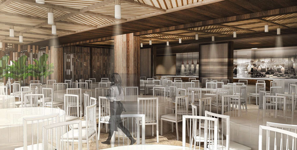 Artist's impression of the proposed Autohaus rooftop function room