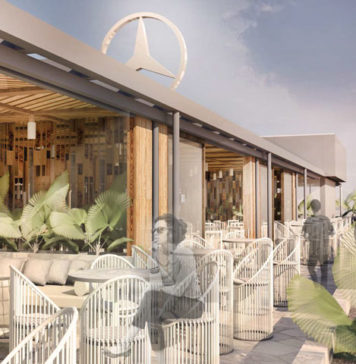 Artist's impression of new Autohaus rooftop restaurant