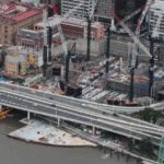 Aerial shot of Queen's Wharf Construction. Source: Destination Brisbane Consortium