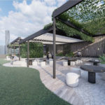 Artist's impression of Rooftop recreation as part of 525 Boundary Street, Spring Hill