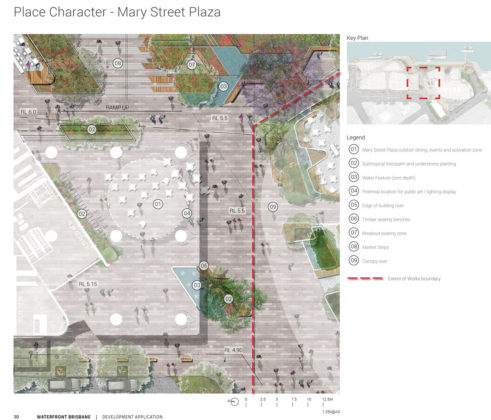 Mary Street Plaza plan