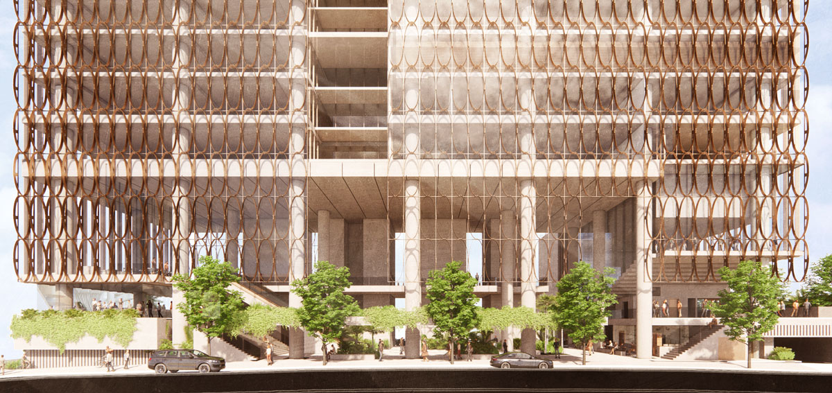 Architectural rendering of 205 North Quay, Brisbane CBD