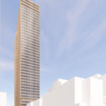 Architectural rendering of 205 North Quay, Brisbane CBD from George Street